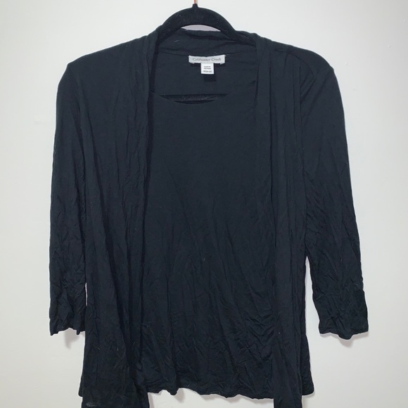 Long sleeve Faux cardigan top - Picture 1 of 3